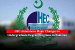 HEC Announces Major Changes to Undergraduate Degree Programs in Pakistan
