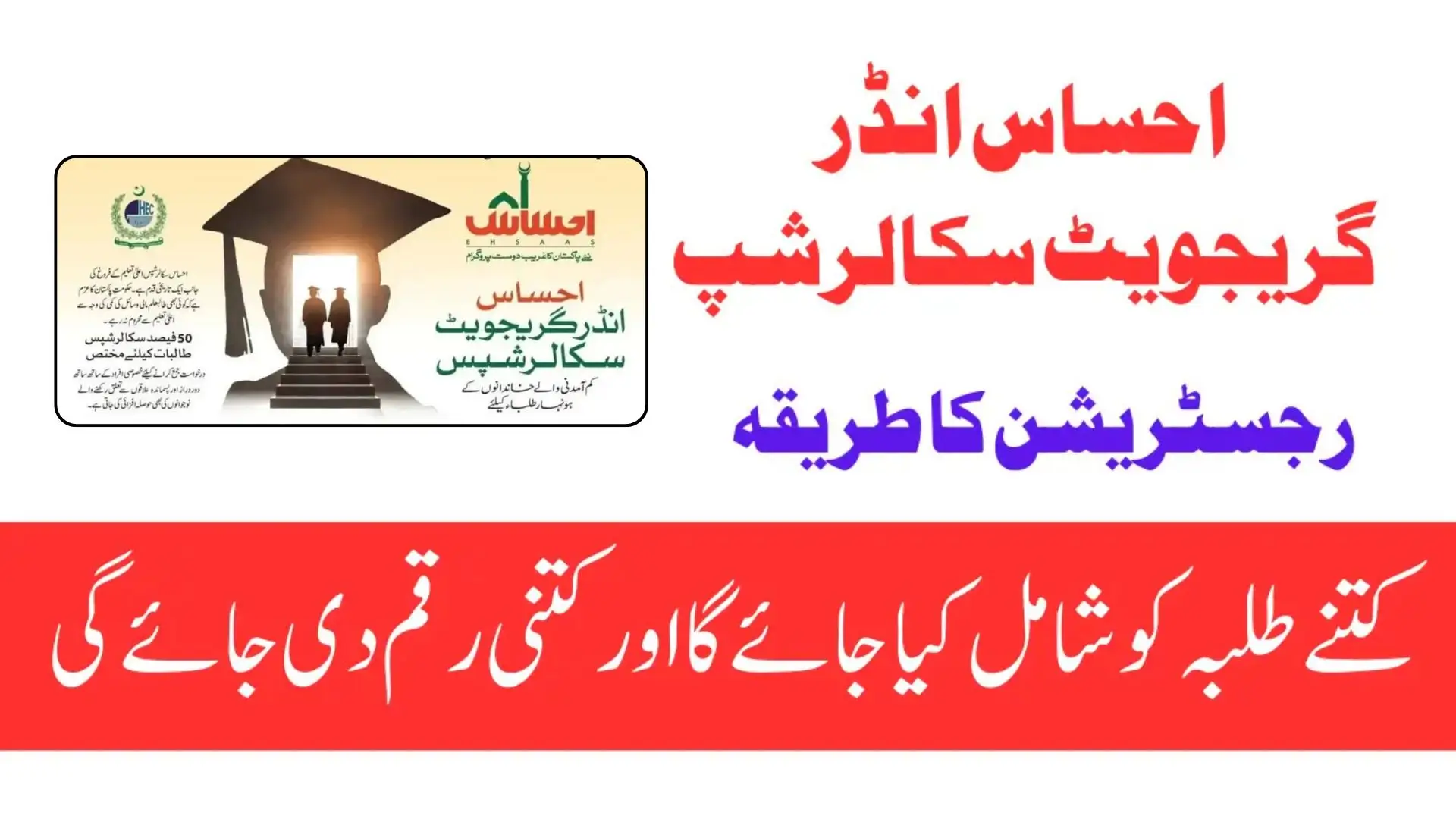 Ehsaas Scholarship University List Complete Process